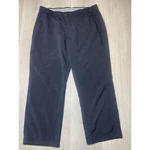 Under Armour Pants Mens 38 Black Match Play Flex Golf  1248089 Grip Waist Active